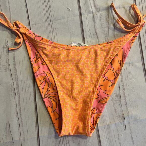 Wild Fable Reversible Side-Tie High Leg Cheeky Bikini Bottom -Women's XL New - Picture 7 of 9